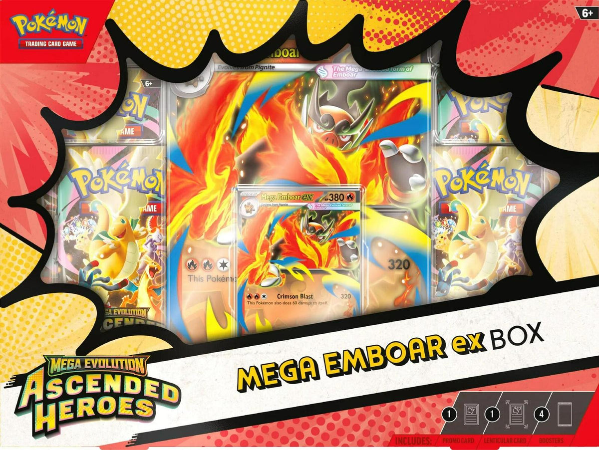 Ascended Heroes Mega Emboar EX Box