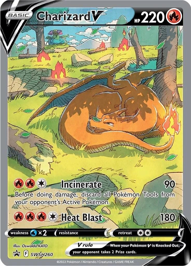 GRADED: Charizard V PSA 9 SWSH260