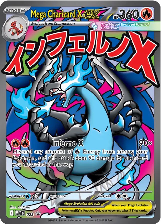 Mega Charizard X EX 023 PROMO