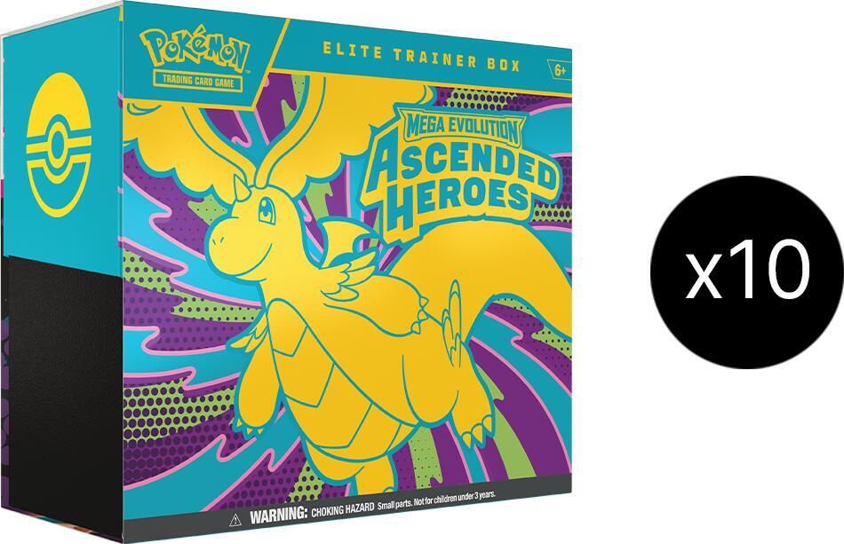 Ascended Heroes Elite Trainer Box Case (QTY:10)