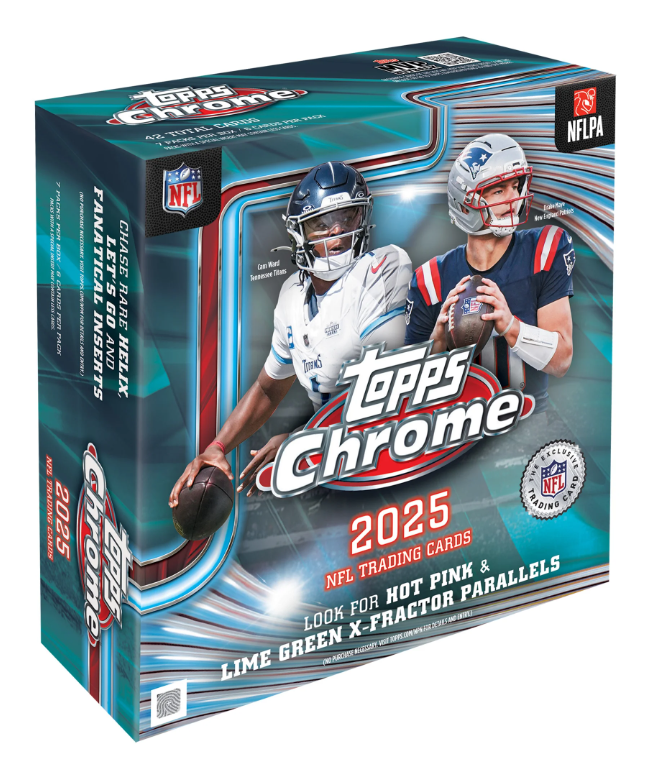 2025 Topps Chrome Football - Mega Box